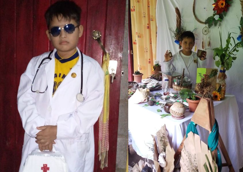 Carlos Francisco Molina Herrera de 11 años desea ser médico.