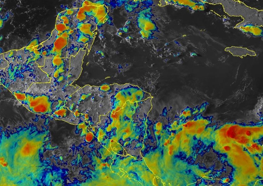 Pronostican más lluvias para Nicaragua. Foto: Centro Nacional de Huracanes.